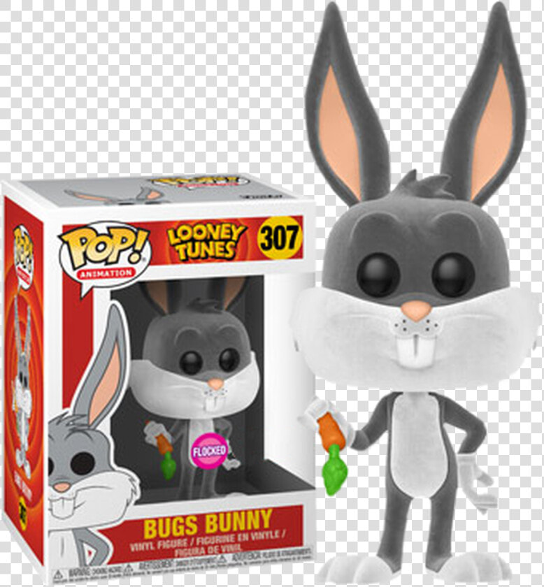 Bugs Bunny Flocked Us Exclusive Pop Vinyl Figure   Bugs Bunny Funko Pop  HD Png DownloadTransparent PNG