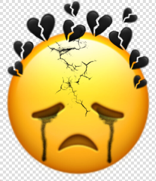  sad  broken  crying  heartbroken  sadgirl  sadboy   Black Broken Hearts Png  Transparent PngTransparent PNG