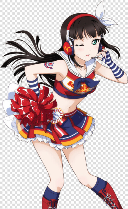 Yazawa Nico love Live  school Idol Project  Love Live   Cheerleader Dia Cosplay  HD Png DownloadTransparent PNG