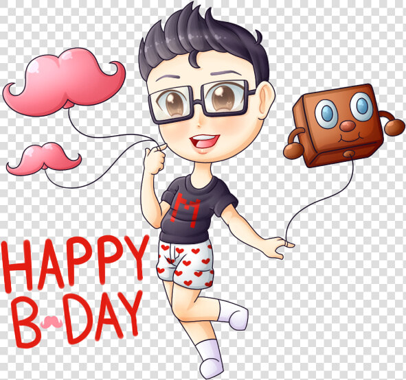 Happy Birthday Markiplier By Snow songstress   Cartoon  HD Png DownloadTransparent PNG