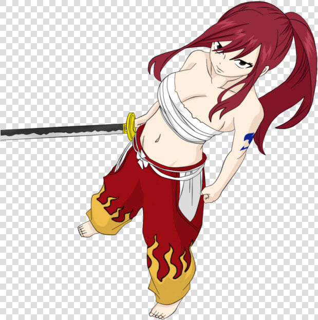 No Caption Provided   Fairy Tail Samurai Erza  HD Png DownloadTransparent PNG