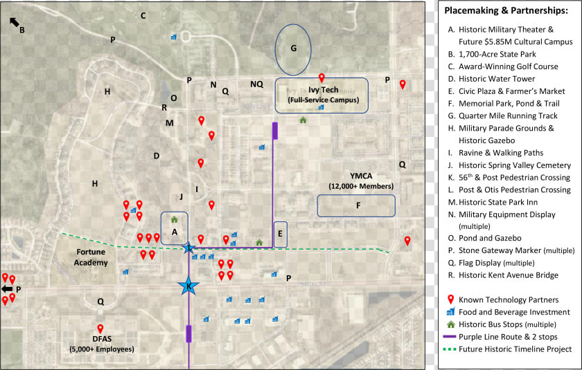 Fort Ben Tech And Placemaking Asset Map Full  HD Png DownloadTransparent PNG