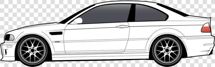 Bmw E46 M3 Vector  HD Png DownloadTransparent PNG