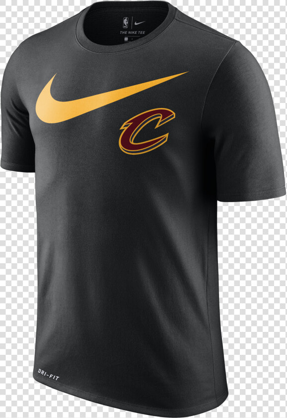 Nike Nba Cleveland Cavaliers Swoosh Logo Dry Tee   Houston Rockets T Shirt Westbrook  HD Png DownloadTransparent PNG