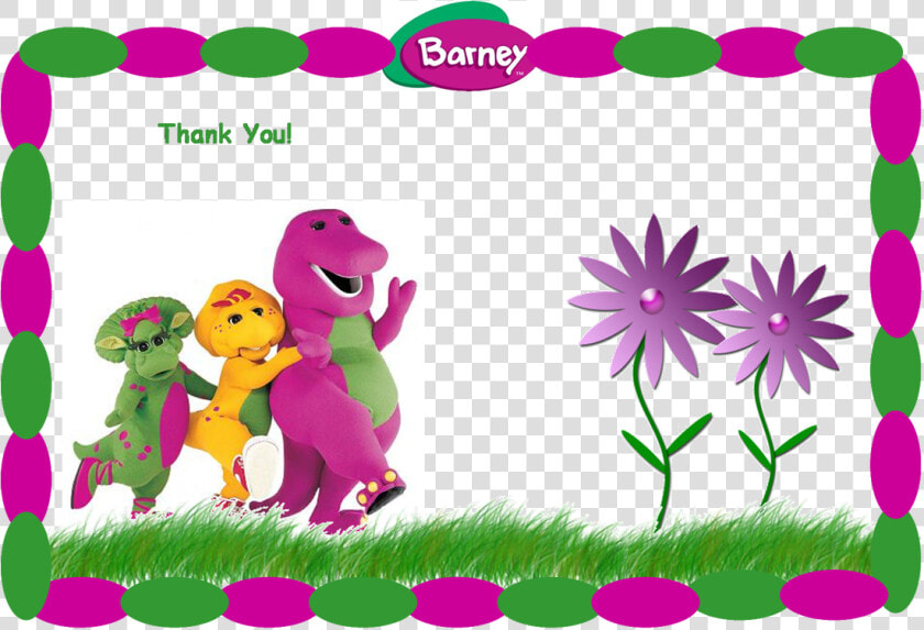 Barney Birthday Cards Hd Background Wallpaper 37 Hd   Barney Run Jump Skip And Sing  HD Png DownloadTransparent PNG