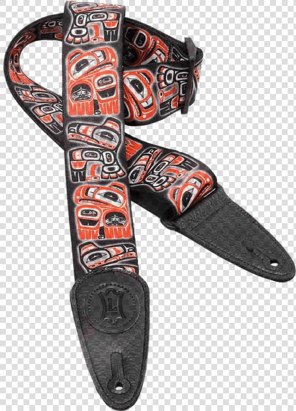 Levy S 2 Inch Strap  Haida Totem Pole Design   Guitar Strap Totem  HD Png DownloadTransparent PNG