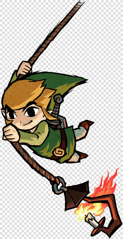 Clip Royalty Free Stock Object Zelda Wiki   Swinging On A Rope Character  HD Png DownloadTransparent PNG