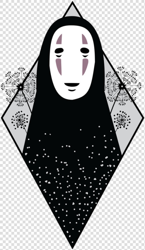 No Face Spirited Away Drawing  HD Png DownloadTransparent PNG