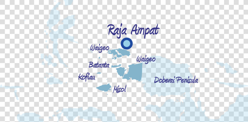 Transparent Indonesia Map Png   Raja Ampat Map  Png DownloadTransparent PNG