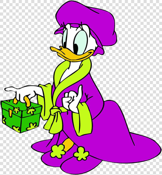 Daisy Duck Clipart   Daisy Duck Robe  HD Png DownloadTransparent PNG