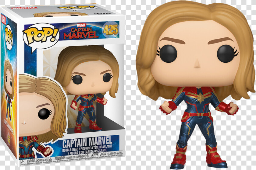 Captain Marvel Bobble Head  HD Png DownloadTransparent PNG