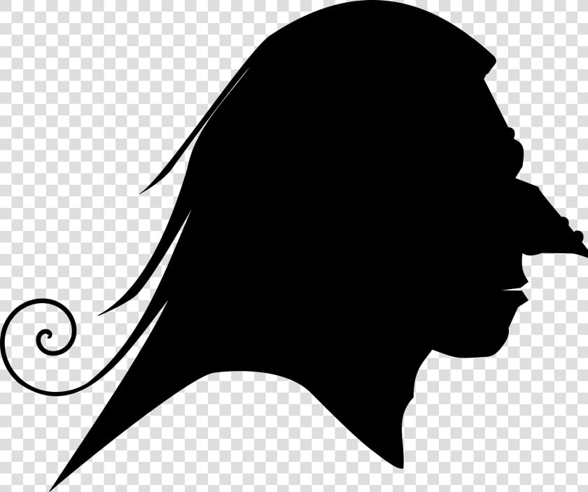 Old Witch Silhouette Profile Clip Arts   Witch Face Silhouette Png  Transparent PngTransparent PNG