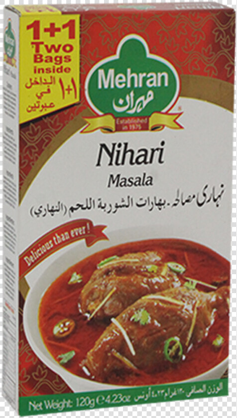 Mehran Nihari Masala Pakistan  HD Png DownloadTransparent PNG