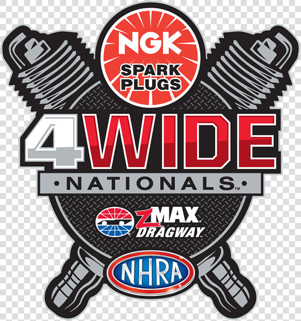 Ngk Spark Plugs Nhra Four Wide Nationals  HD Png DownloadTransparent PNG