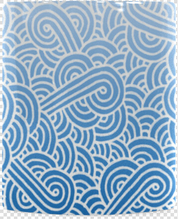 Ombre Blue And White Swirls Doodles White Mug   Placemat  HD Png DownloadTransparent PNG