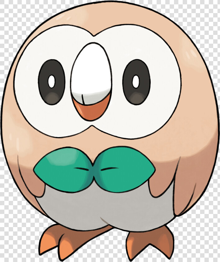 Cartoon clip   Pokemon Rowlet  HD Png DownloadTransparent PNG