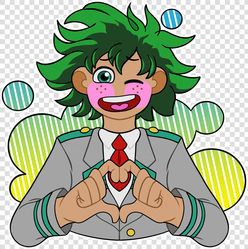 Deku Loves You   Cartoon  HD Png DownloadTransparent PNG