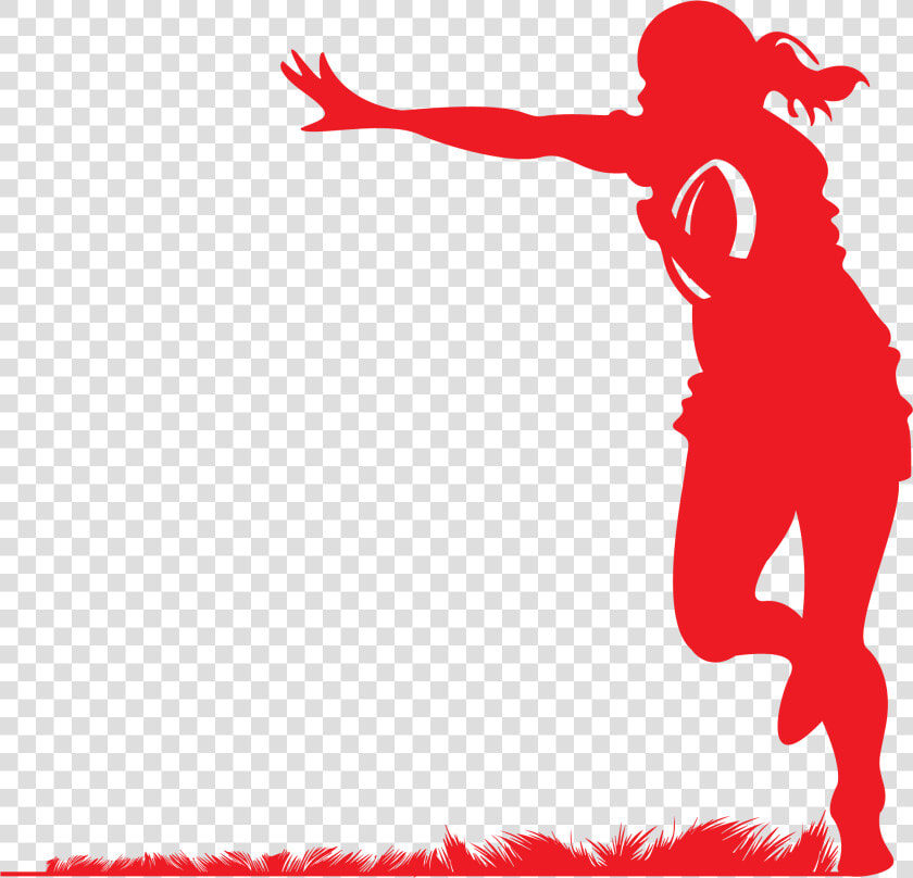 Girl Clipart Rugby   Woman Rugby Player Silhouette  HD Png DownloadTransparent PNG