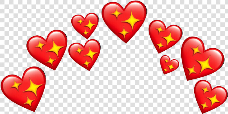  heart  hearts  red  redheart  star  yellow  crown   Red Heart Crown Picsart  HD Png DownloadTransparent PNG