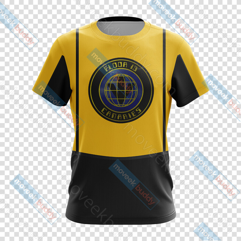 Floor 13 Canaries Unisex 3d T shirt   Active Shirt  HD Png DownloadTransparent PNG