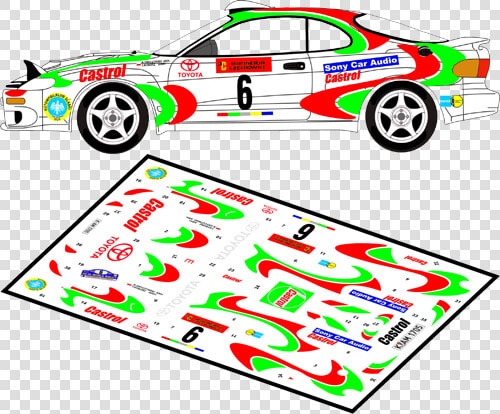 Boxart Toyota Celica Turbo 4wd Castrol   Group A  HD Png DownloadTransparent PNG