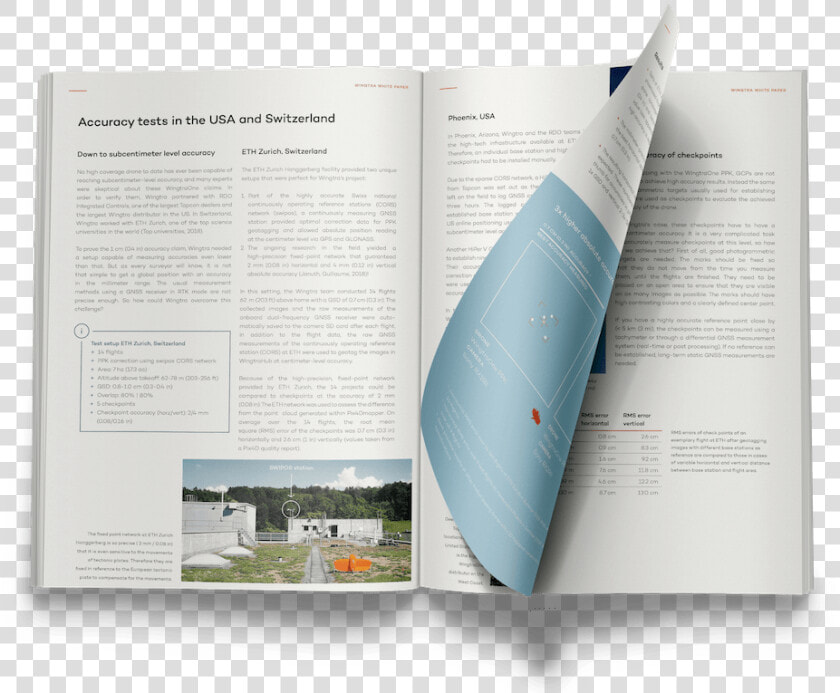 Wingtra White Paper On Absolute Accuracy   Brochure  HD Png DownloadTransparent PNG