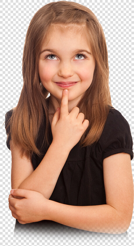 Young Girl Thinking   Png Download   Does Not Belong Aba  Transparent PngTransparent PNG