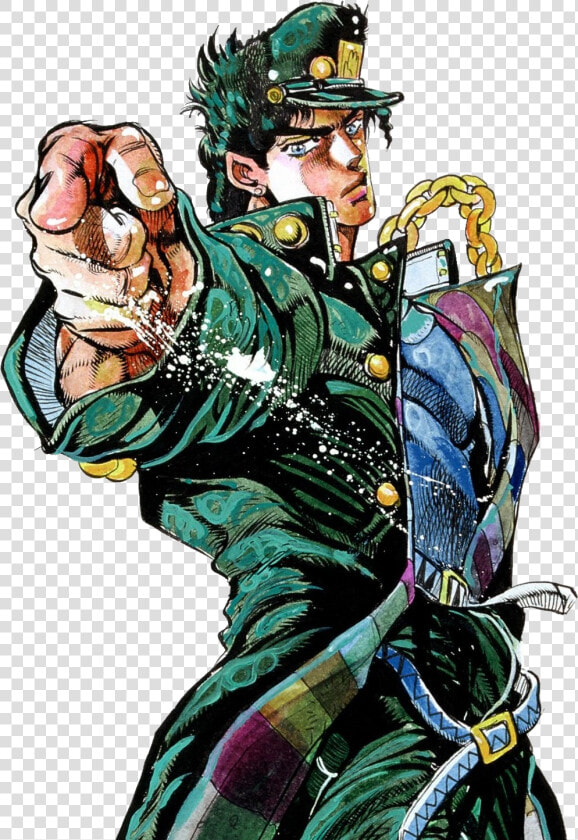 Jojo S Bizarre Adventure Jotaro Pose   Png Download   Jotaro Kujo Pose  Transparent PngTransparent PNG