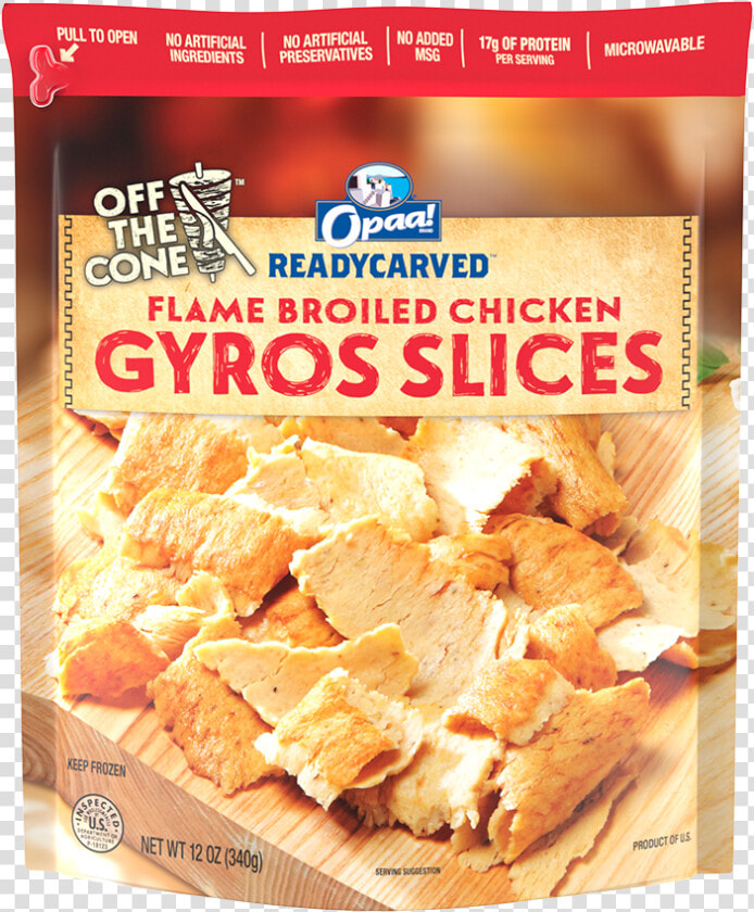 Readycarved™ Chicken Gyros Slices   Frozen Chicken Gyros  HD Png DownloadTransparent PNG