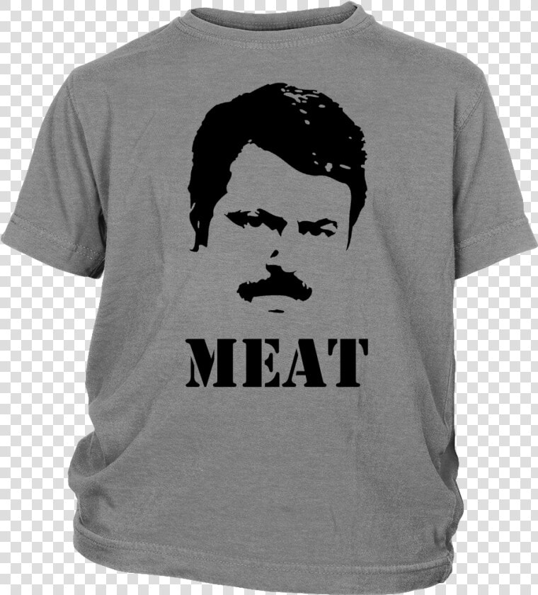 Ron Swanson Meat Youth Shirt   Houston Texan Shirts  HD Png DownloadTransparent PNG