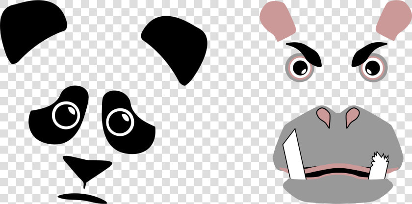 Panda  amp  Hippo  HD Png DownloadTransparent PNG