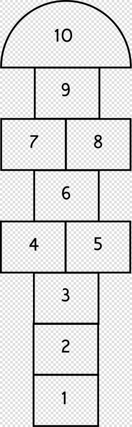 Hopscotch Court Dimensions  HD Png DownloadTransparent PNG