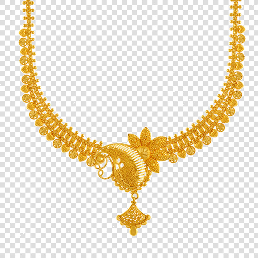 Chandra Jewellers 22k Yellow Gold Neckless   Pc Chandra Jewellers Necklace  HD Png DownloadTransparent PNG