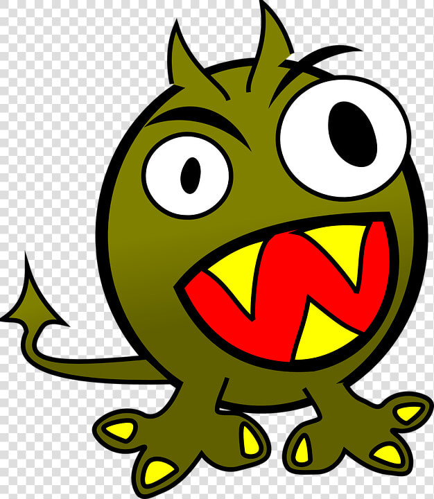 Monster  Demon  Devil  Evil  Cartoon  Head  Face  Eyes   Monster Clip Art  HD Png DownloadTransparent PNG