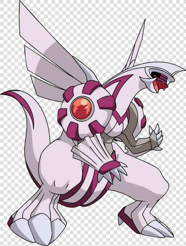 Transparent Palkia Png   White And Pink Legendary Pokemon  Png DownloadTransparent PNG