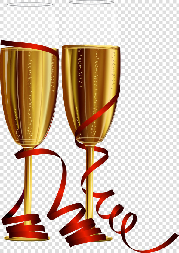 New Year Glasses Png   Transparent Transparent Background Champagne Glasses  Png DownloadTransparent PNG