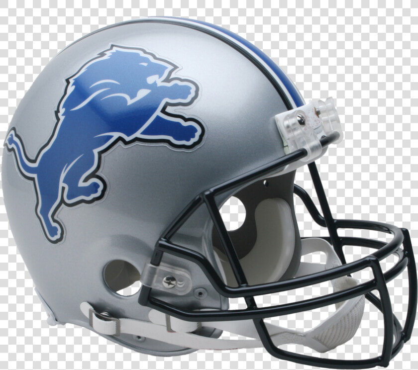 Detroit Lions Vsr4 Authentic Helmet   Detroit Lions Riddell Helmet  HD Png DownloadTransparent PNG