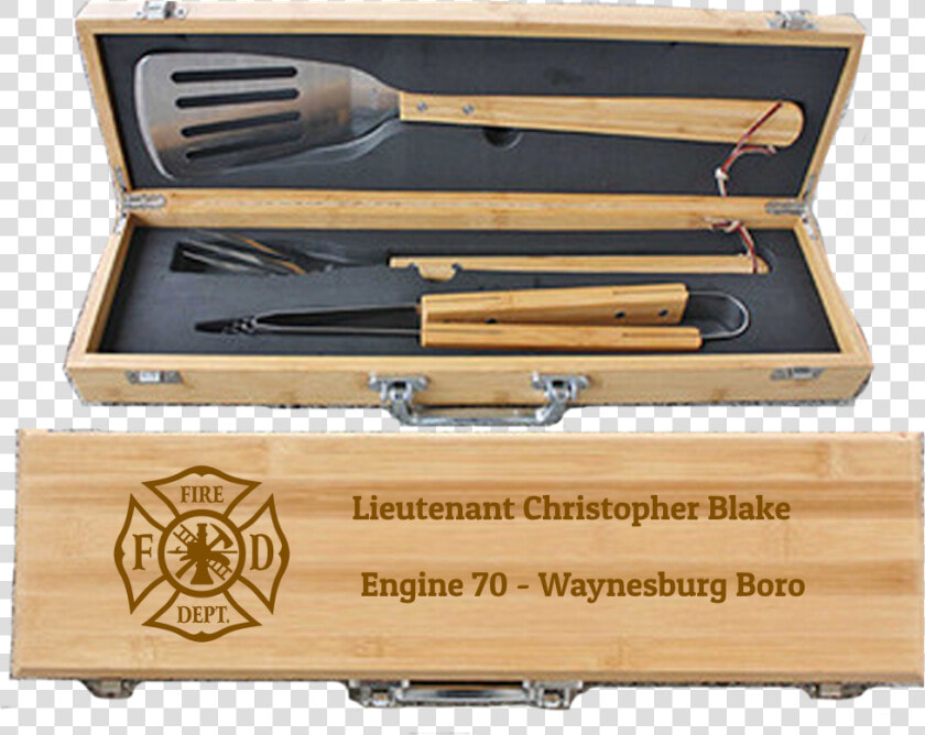 Maltese Cross Bbq Set Laser Engraved And Personalized   Wood  HD Png DownloadTransparent PNG