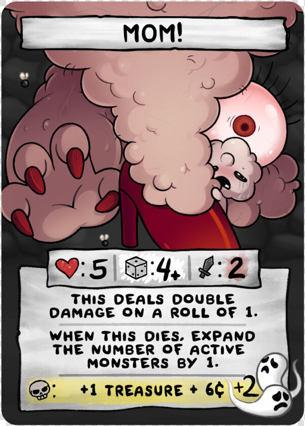 Mom   Binding Of Isaac Four Souls Satan  HD Png DownloadTransparent PNG