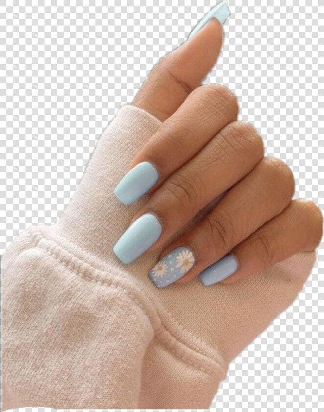  acrylic  acrilycnails Nails  nails  aesthetic  vsco   Short Cute Simple Acrylic Nails  HD Png DownloadTransparent PNG