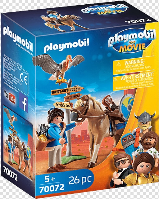 Marla With Horse   Playmobil The Movie T Rex  HD Png DownloadTransparent PNG