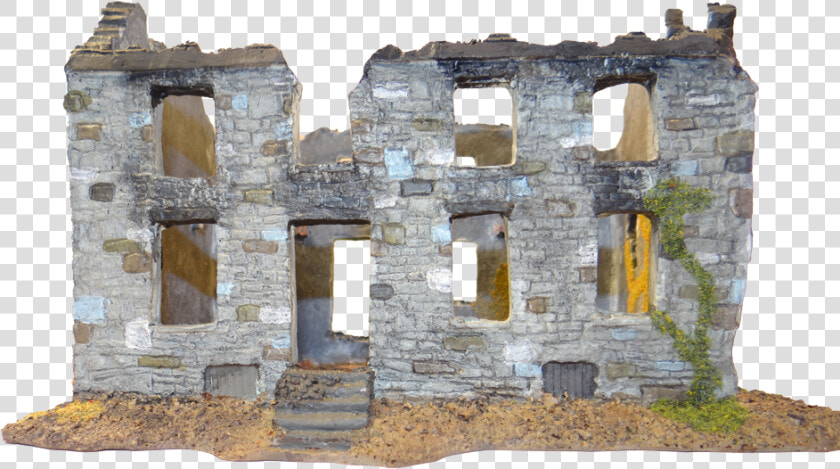 1246 28mm Stone House Ruin   Wall  HD Png DownloadTransparent PNG