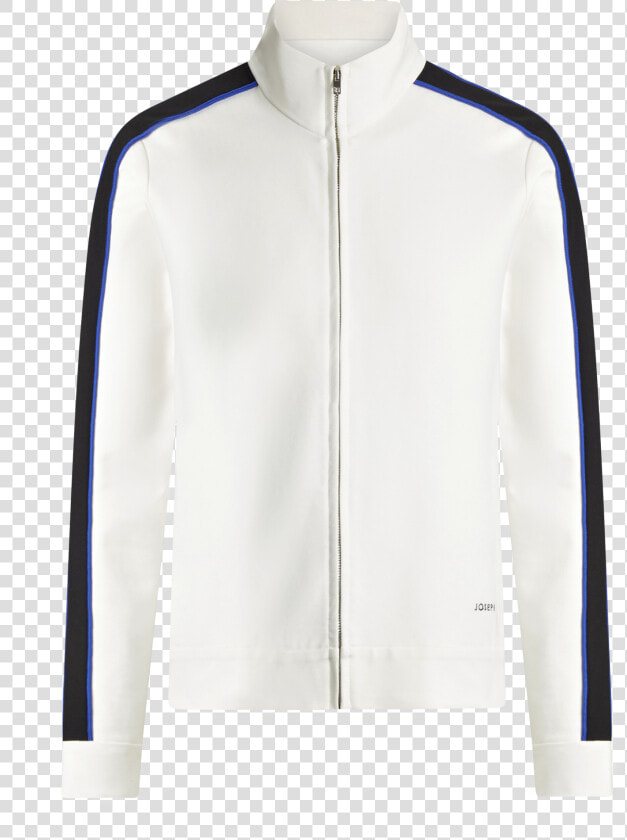 Joseph  Sprint Jersey Tracktop  In Off White   Zipper  HD Png DownloadTransparent PNG