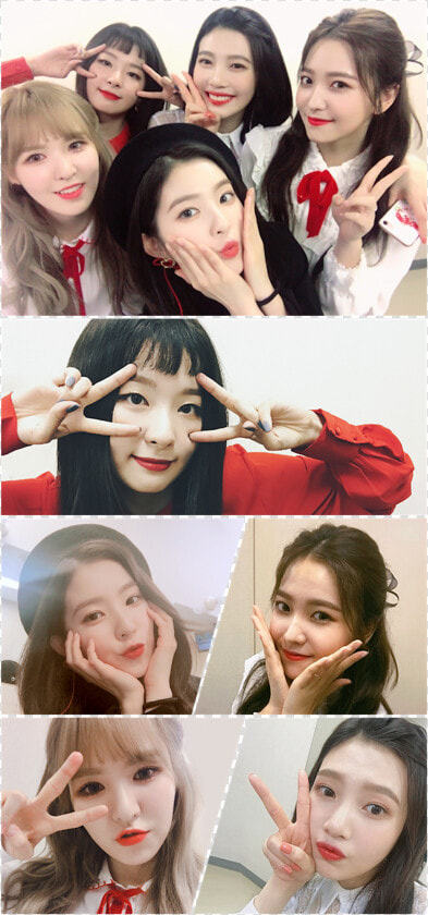 Transparent Red Velvet Irene Png   Red Velvet Collage  Png DownloadTransparent PNG