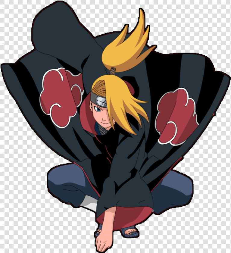 Deidara Akatsuki 3 By Narutotadomikaari1 On Deviantart   Deidara Render Deidara Png  Transparent PngTransparent PNG