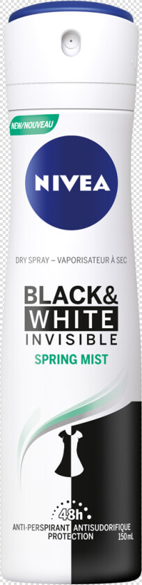 Nivea Black And White Invisible  HD Png DownloadTransparent PNG