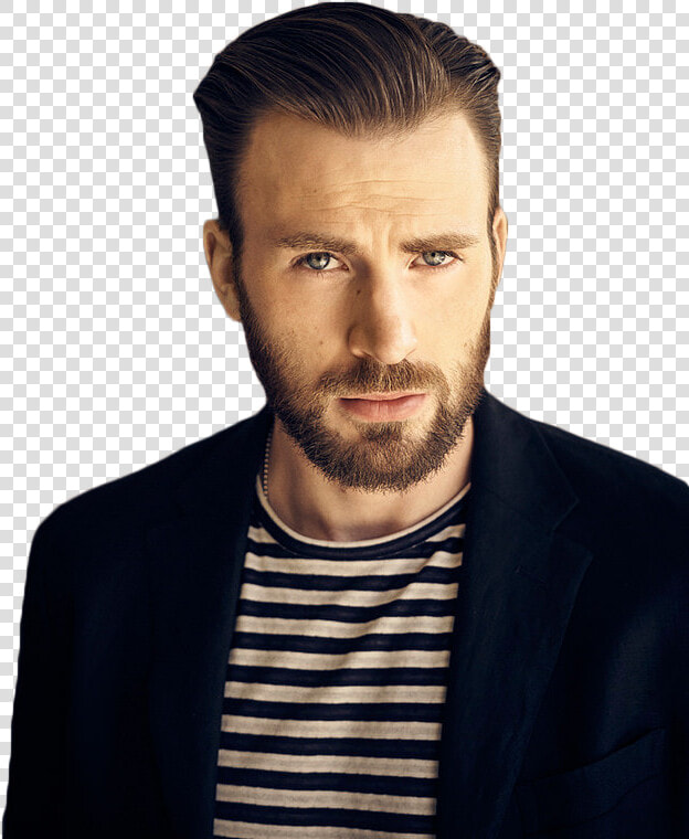 Chris Evans Transparent   Png Download   Chris Evans Captain America 40s Hair  Png DownloadTransparent PNG