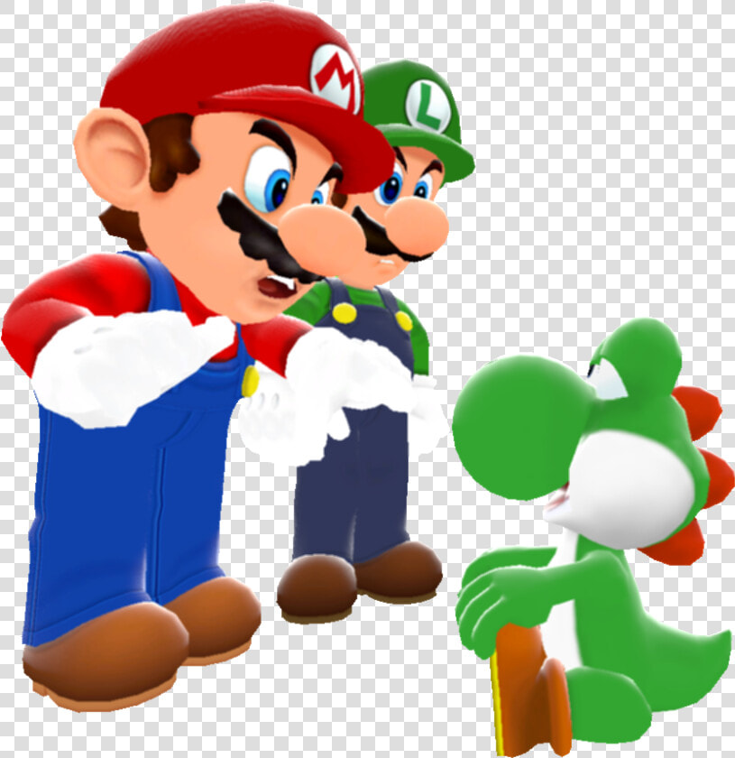 Now You Listen Here Little Yoshi By Icelucario20xx   Super Mario Maker Luigi  HD Png DownloadTransparent PNG