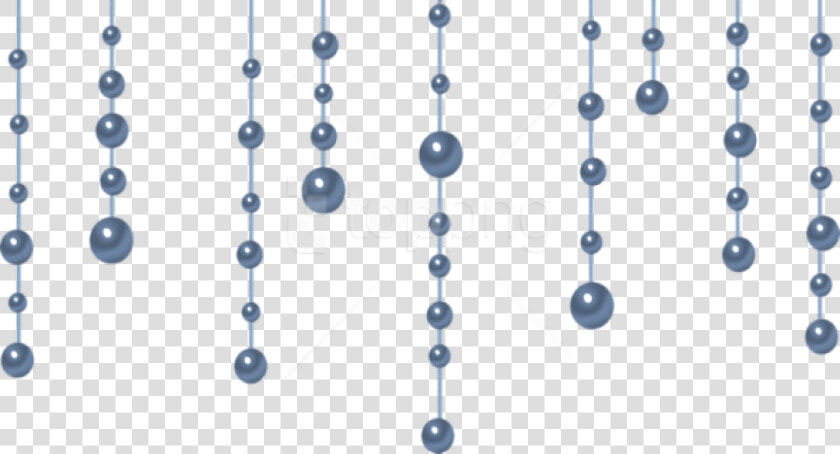 Free Png Download Transparent Blue Hanging Decoration   Png Scraps Blue Pearls  Png DownloadTransparent PNG