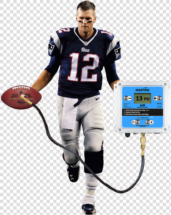 Automatic Tire Inflator Used By Tom Brady   Tom Brady And A Tire Gauge  HD Png DownloadTransparent PNG